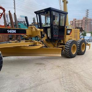 รถเกรดเดอร์มือสอง Caterpillar 140H แบบมีข้อต่อ น้ำหนัก 14 ตัน เครื่องจักรก่อสร้างถนนระบบไฮดรอลิก - Product Image 5