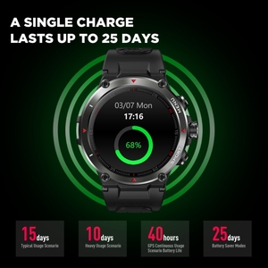 <span class=keywords><strong>Zeblaze</strong></span> <span class=keywords><strong>Stratos</strong></span> <span class=keywords><strong>2</strong></span>-montre intelligente avec écran AMOLED de 1.3 pouces, prise en charge de la surveillance du sommeil/de la fréquence cardiaque, nouvel arrivage - Product Image 4