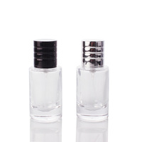 Stok Tersedia Botol Parfum Minyak Semprot Kaca Kosong Bentuk Silinder 25ml 50ml 100ml Dicetak Sablon Hitam Tabung Ramah Lingkungan