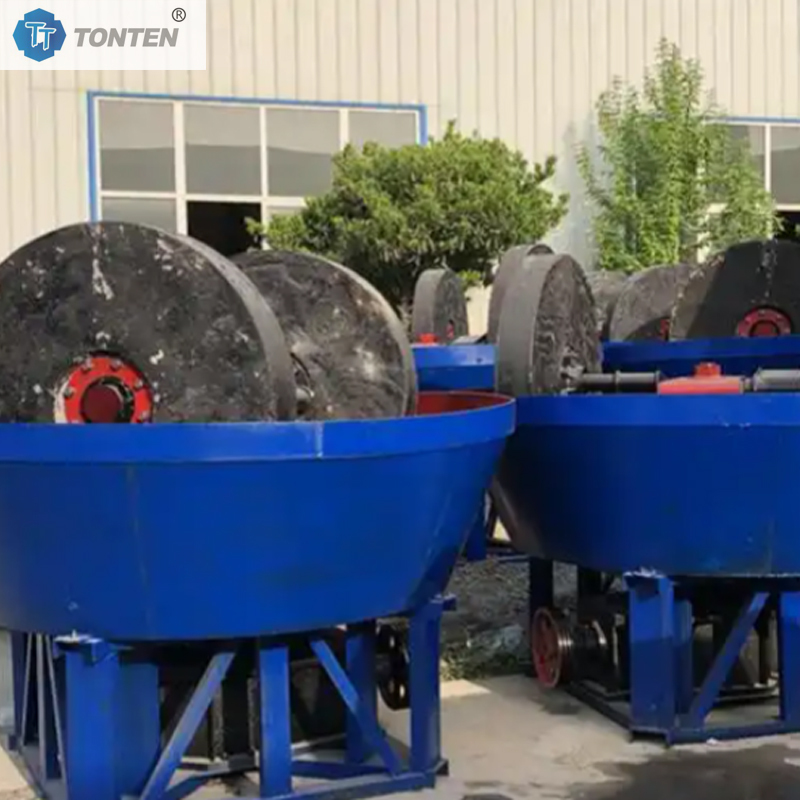 Gold Extraction Wet Pan Mill Gold