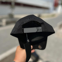 Gorra de Béisbol de Calidad Original con 5 Paneles, Logotipo Personalizado Bordado en 3D, Diseño de Monstruo, Visera de Gamuza y Pedrería