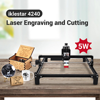 Machine de gravure laser CNC 4240, gravure laser sur bois, mini graveur laser