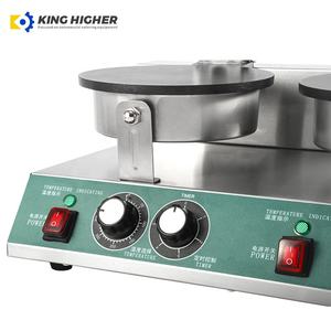 Maison commerciale électrique Double-Type plat croustillant antiadhésif Street <span class=keywords><strong>Snack</strong></span> Machine crêpes rouleaux d'oeufs Restaurant utiliser de nouveaux magasins d'alimentation - Product Image 5