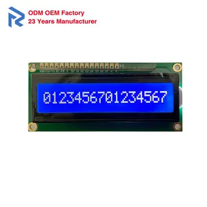 COB 8-bit interfaccia MPU 1601A Dot Matrix 16x1 carattere STN blu negativo MPU modulo Display LCD MPU monocromatico