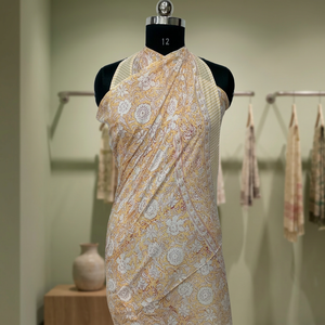 New Arrival Women's Wholesale Custom Indian Manufacturer <b>Swimdress</b> Cover Sarong Sea Printed 100% Cotton Breathable Flower Jhelum - Product Image 3