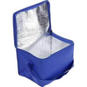 <b>Cooler</b> Lunch Bag for Outdoor Travel Insulated Non Woven Silkscreen Bags with Letter Pattern for Picnic Food - Product Image 2