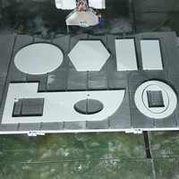 Máquina de Corte de Piedra por Chorro de Agua y Sierra de Puente Combinada CNC de 5 Ejes HQ-3220D con Motor de 15KW para Mármol y Granito