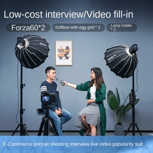 <span class=keywords><strong>Nanlite</strong></span> Forza ชุดไฟเสริม LED สำหรับถ่ายภาพ, ฟิล์มสปอตไลท์สำหรับถ่ายภาพภายนอก<span class=keywords><strong>60W</strong></span> - Product Image 2