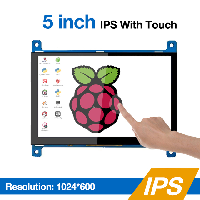 5 Inch 800x480 Raspberry Pi TFT LCD Display Capacitive Touch Screen LCD Display