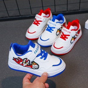 2025 primavera otoño zapatillas deportivas antideslizantes para niños Popular dibujos animados estilo universitario ligero con cordones zapatos casuales para correr - Product Image 3