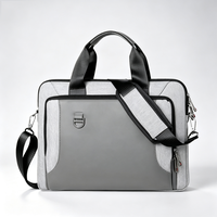 Sac messager pour ordinateur portable personnalisé avec logo OEM, 15,6 pouces, Oxford imperméable, coussin d'air antichoc, mallette de bureau pour hommes