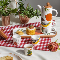 Assiette et bol en céramique vaisselle de salle à manger minimaliste du Moyen-Orient moderne Service de table de luxe en Arabie saoudite avec tasses