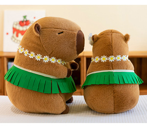 Megan il più venduto delfino peluche figura giocattolo brutto grazioso cuscino per bambini dello <span class=keywords><strong>Zoo</strong></span> con Design gonna di erba per bambola di cavia - Product Image 1