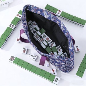 Bolsa <span class=keywords><strong>de</strong></span> almacenamiento Mahjong con estampado <span class=keywords><strong>de</strong></span> anacardos, organizador <span class=keywords><strong>de</strong></span> viaje portátil <span class=keywords><strong>de</strong></span> gran capacidad, estuche impermeable para juegos - Product Image 4
