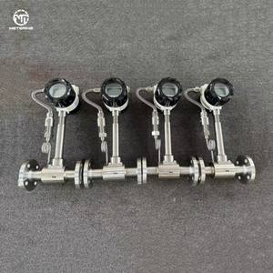 Meteran uap pusaran dapat disesuaikan baja tahan karat untuk media cair minyak Gas air pengukur aliran air perusahaan Tiongkok pemasok OEM - Product Image 2