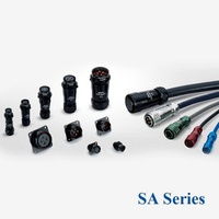 تجميعة كابلات WEIPU SA6 IP67 أصلية مخصصة، 2-5 دبابيس، سلك مطلي بالذهب، IPC-620 OEM، حد أدنى منخفض للطلب للاستخدامات الطبية والاختبارات