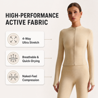 Ensemble de yoga et fitness pour femmes : Leggings de compression, soutien-gorge, sweat à capuche léger avec fermetures éclair tie-dye, maille respirante et imperméable