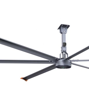Ventilateur de plafond industriel HVLS, équipement pour ferme laitière, contrôleur VFD intelligent, pales en alliage d'aluminium et de magnésium, 380V/220V, garantie 3 ans - Product Image 1