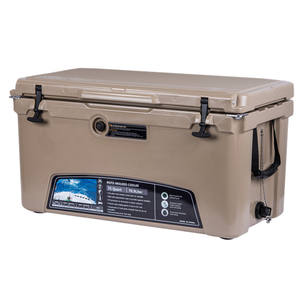 Nevera portátil Kuer Cooler Box de 70 cuartos, rotomoldeada, aislada, para exteriores, camping, picnic, almacenamiento, con ruedas y cesta. - Product Image 2