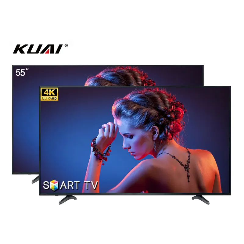 Téléviseur hd Led avec écran Lcd, 55 pouces, Smart TV Plasma, Android, 4K