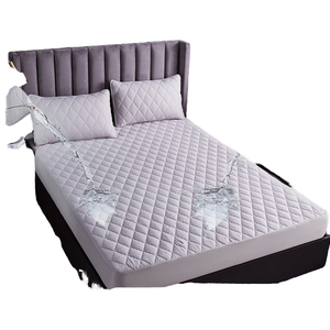 Funda protectora impermeable acolchada gruesa Simmons, Funda de colchón de orina lavable al por mayor, <span class=keywords><strong>tipo</strong></span> de alfombrilla de cama - Product Image 1