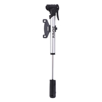 Gonfleur de pneus de vélo portable, bouchon de valve en alliage d'aluminium, poignée en T pliable, mini pompe à air pour vélo avec capuchon anti-poussière