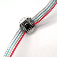 Lumière LED RGB programmable de 23 mm pour la décoration extérieure de Noël, des festivals et des paysages, modélisation 3D, éclairage de fêtes DMX512