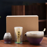 Geling 2025 – Bol à thé matcha en céramique très vendu, kit fouet à matcha en bambou personnalisé au meilleur prix avec coffret cadeau