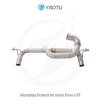 Sistem Knalpot Catback Valvetronic YT, Part Tuning Aftermarket untuk Lotus Emira 2.0