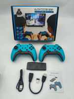 Manette de jeu rétro sans fil M68S 2.4G, double manette, plus de 20000 jeux, plug-and-play pour console de jeu TV, mémoire 64 Go, stockage extensible
