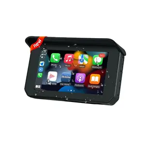 오토바이 애플 Carplay 5 인치 안드로이드 자동 방수 GPS 네비게이션 오토바이 및 자전거 GPS에 대한 무료지도