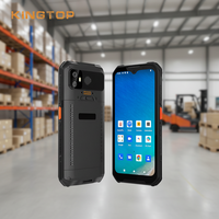 Kingtop PDA portable haute précision Android 12.0 avec WiFi, mémoire 64 Go, étanche IP67, scanner laser, NFC, lecteur de codes-barres 2D