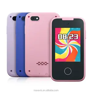 2.8 polegadas IPS tela dual câmera foto vídeo music games telefone celular bebê telefone inteligente brinquedo crianças aprendendo para meninas brinquedo