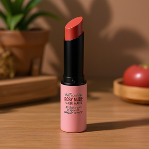 TheFaceShop Rosy Nude Ink Sheer Matte Lipstick, rouge à lèvres mat transparent, tous types de peau, formule K Beauty, maquillage - Product Image 3