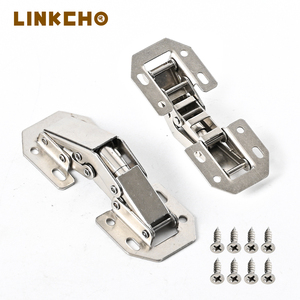 LINKCHO ispessita superficie montata <span class=keywords><strong>ponte</strong></span> rana cerniera senza Punch per porta <span class=keywords><strong>armadio</strong></span> Mahjong tavolo ufficio casa ospedale - Product Image 5