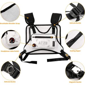 Chaleco de Running Personalizado Ligero de 2.94L para Ciclismo y Senderismo para Hombre, Color Blanco - Product Image 2