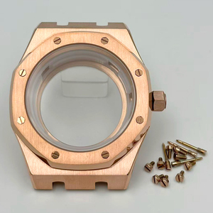 ตัวเรือนนาฬิกาข้อมือผู้ชายแบบกันน้ำ ขนาด 42 มม. ทำจากสแตนเลสสตีล กระจกแซฟไฟร์ พร้อมสายนาฬิกา ใช้กลไก NH35  รับผลิตแบบ ODM OEM  ลายต้นโอ๊ค - Product Image 5