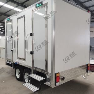 WC de camping portable, douche, toilettes, double porte, toilettes mobiles, remorque - Product Image 2