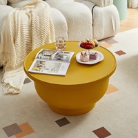 Table basse multifonctionnelle en plastique style Instagram nordique tendance pour petites maisons et chambres, ensemble de tables d'appoint créatives pour canapé d'angle en PP