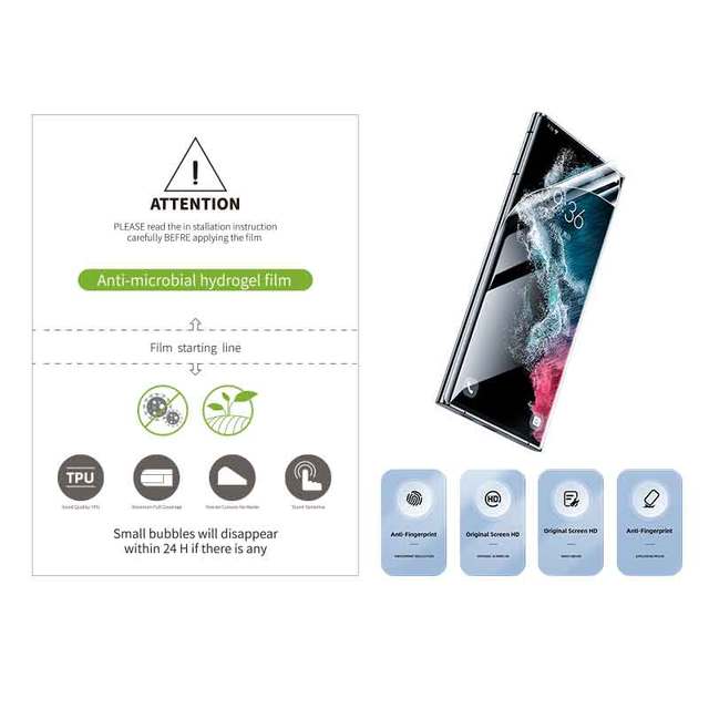 Antimicrobial Hydrogel Film Screen Protector TPU Screen Protector Korean TPU 0.21mm 120x180mm for Cutting Machine