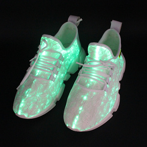 <span class=keywords><strong>Scarpe</strong></span> LED Ricaricabili USB con Design in Fibra Ottica, <span class=keywords><strong>Scarpe</strong></span> Luminose in EVA, PU, Tessuto di Cotone, Fascia Elastica, Stile Spider-Man - Product Image 5