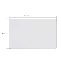 Tarjeta de PVC negro mate Cr80 impresa personalizada, tarjetas de negocios digitales en blanco, función impermeable