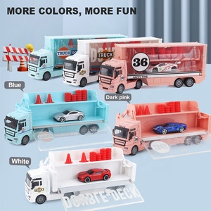 Dernier camion en alliage Jouet camion conteneur à roue libre Jouets avec inertie Voiture de <span class=keywords><strong>course</strong></span> en alliage pour enfant garçon - Product Image 3