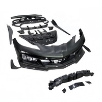 Kit carrosserie en fibre de carbone pour Chevrolet Corvette C8 Z06 2020+ : Lame de pare-chocs avant, Jupes latérales, Capot, Diffuseur arrière, Spoiler, Canards
