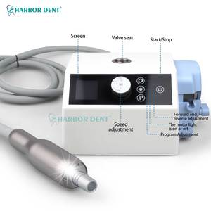 Nha khoa động cơ điện với bể nước với nước muối bơm LED xử lý nội bộ và bên ngoài phun nước micromotor thiết bị nha khoa - Product Image 2
