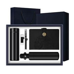 Coffret Cadeau d'Entreprise Promotionnel A5 avec Carnet, Stylo Personnalisé, Gourde 500ml, Clé USB 32G, Parapluie Automatique - Cadeau d'Affaires Personnalisable 5-en-1 - Product Image 4