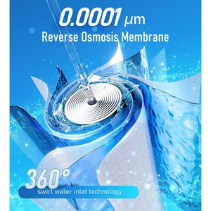 800GPD Countertop Reverse Osmosis <b>Water</b> <b>Filter</b> System with TDS Monitor and 5-Stage Filtration - Product Image 4