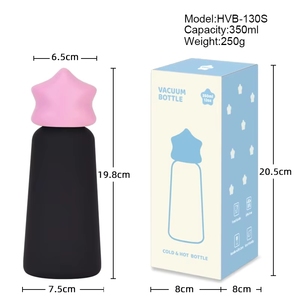Nuevo Modelo 2026, Taza Aislada al Vacío de Acero Inoxidable 316 de 500 ml, Diseño de <span class=keywords><strong>Estrella</strong></span>, Botella de Agua Deportiva Portátil para Niños - Product Image 5