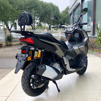 Nouvelle arrivée 2026 YIZHU ADV Gris 250cc Moto à essence EFI sans balais automatique ABS TCS Frein à disque 130 km/h Scooters à essence