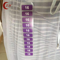 Abnehmbare Selbstklebende Transparente Vinyl-Etiketten für Kleidung Seriennummer Barcode-Aufkleber mit Individueller Größe und Logo